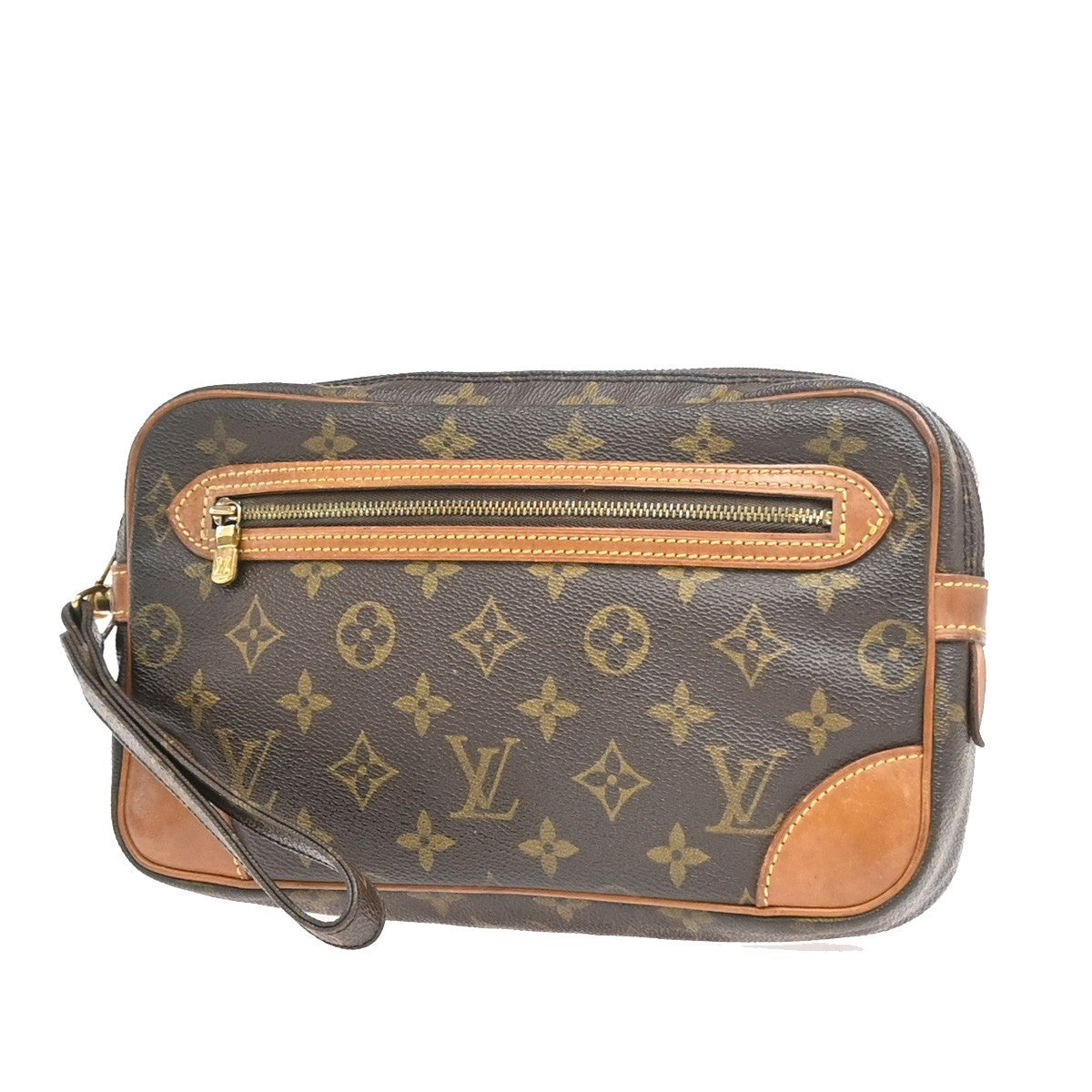 LOUIS VUITTON Marly Dragonne GM Clutch Hand Bag Monogram Leather M51825 62MA667