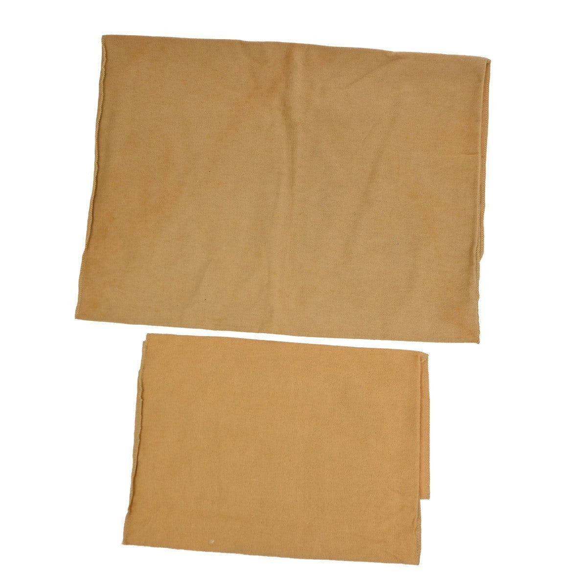 LOUIS VUITTON Logo 10 Set Dust Bags Drawstring Canvas Cotton Beige Brown 09KB827