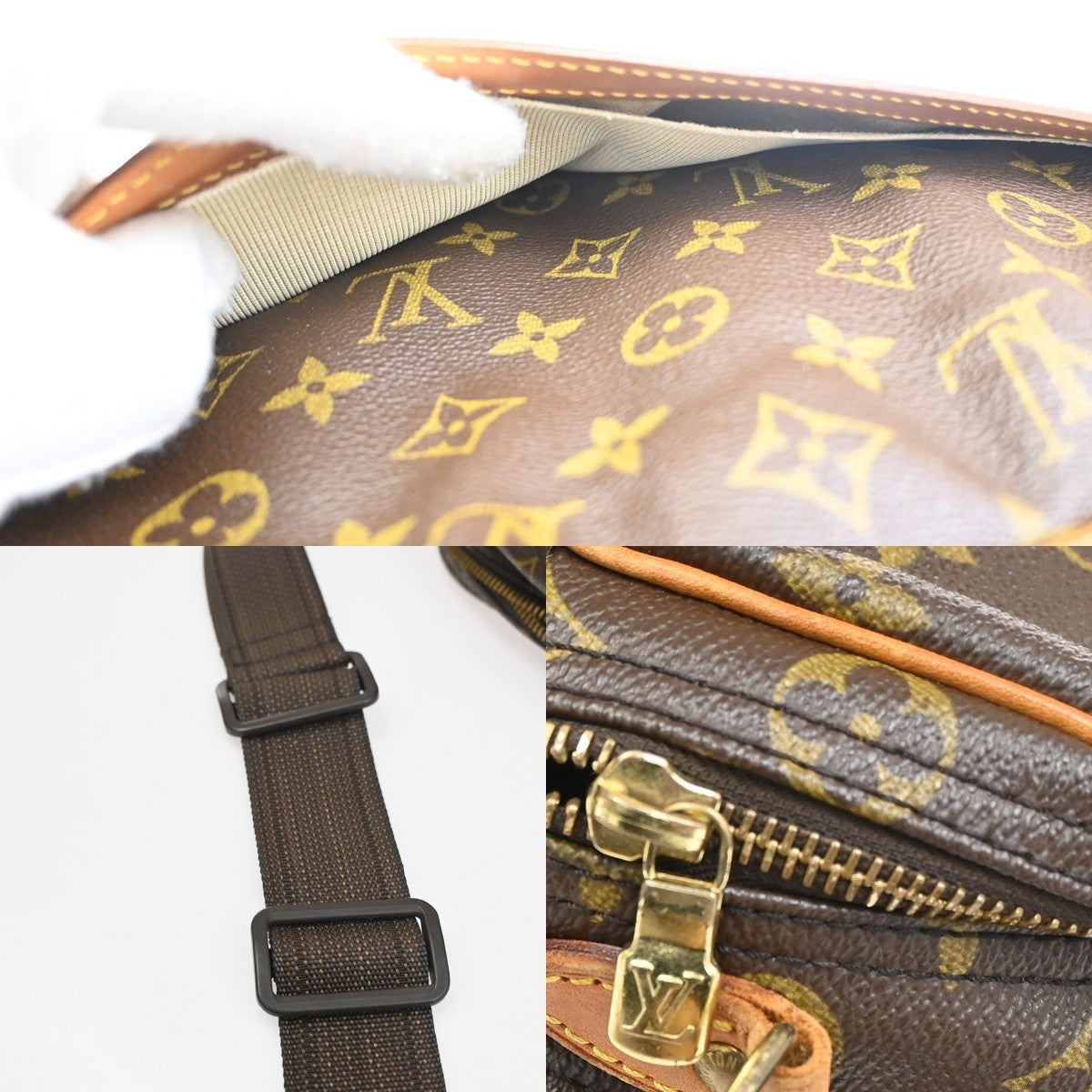 LOUIS VUITTON Reporter Crossbody Shoulder Bag Monogram Leather BN M45254 82KC551