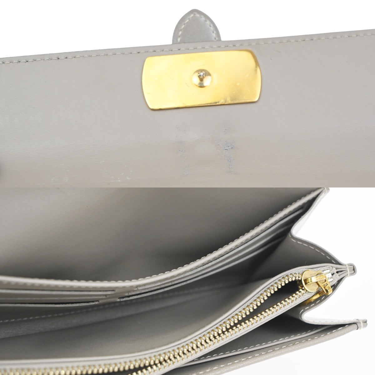 LOUIS VUITTON Portefeuille Le Favori Long Wallet Suhari Gray M95646 61KC356
