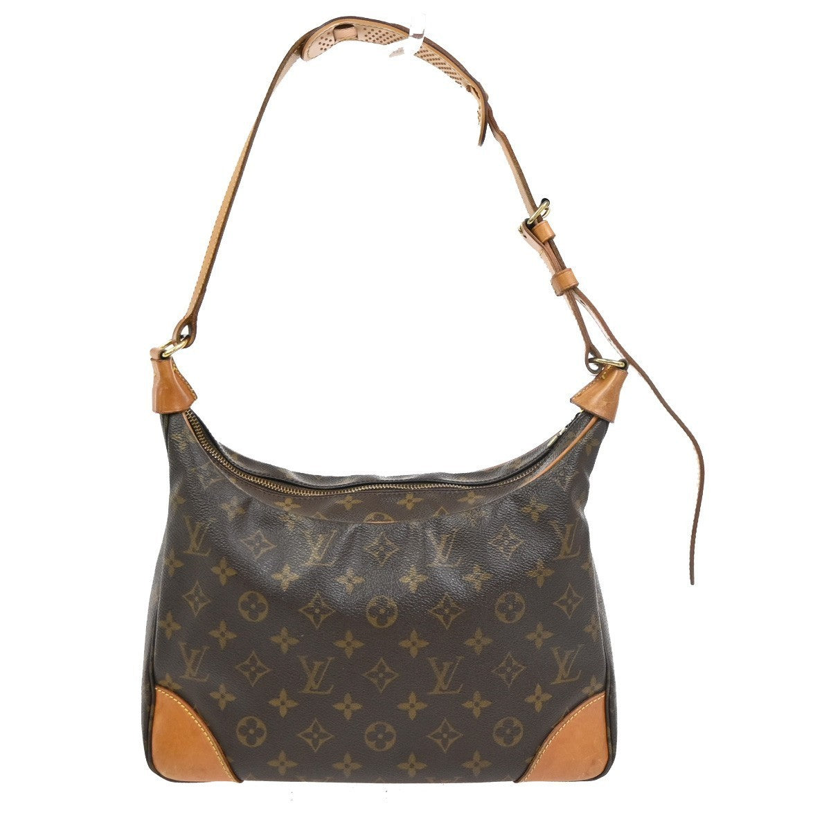 LOUIS VUITTON Boulogne 30 Shoulder Bag Monogram Leather Brown M51265 84PA091