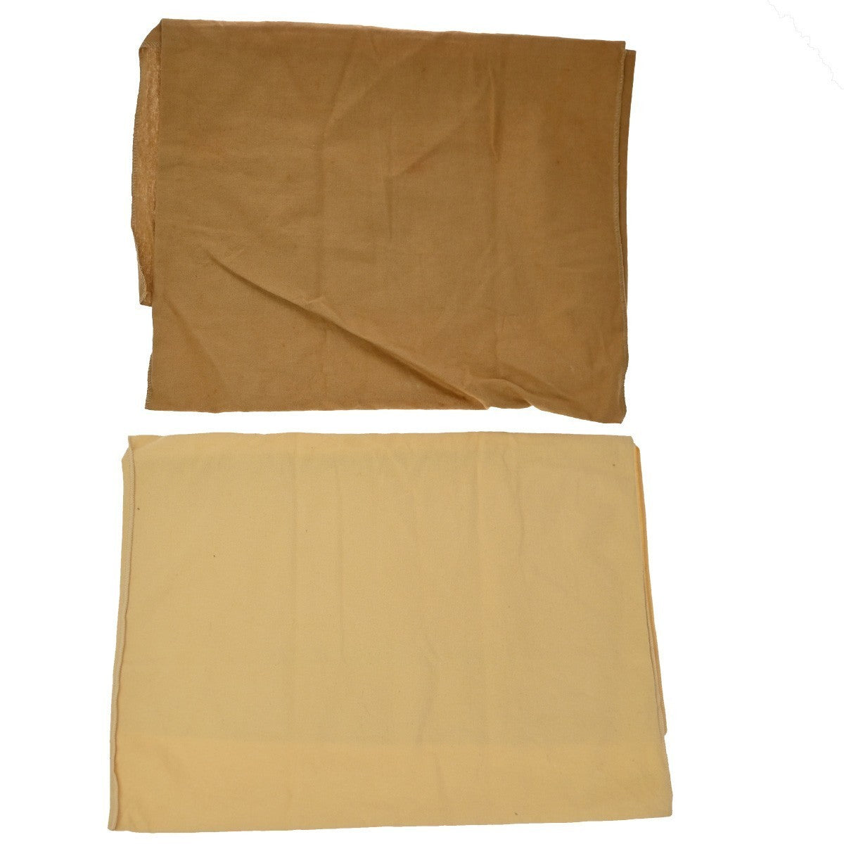 LOUIS VUITTON Logo 10 Set Dust Bag Drawstring Canvas Cotton Beige Brown 09KP308