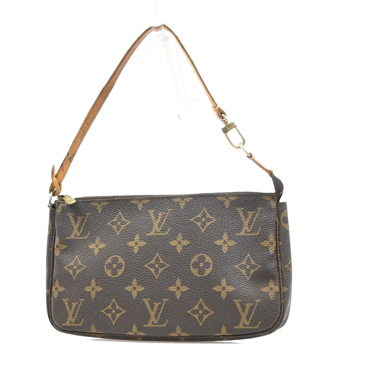 LOUIS VUITTON Pochette Accessoires Hand Bag Monogram Leather BN M51980 85MA488