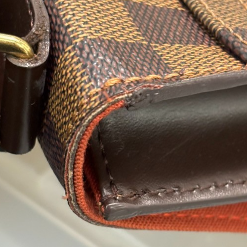 LOUIS VUITTON Portobello Shoulder Bag Damier Leather Brown N45271 83TA389