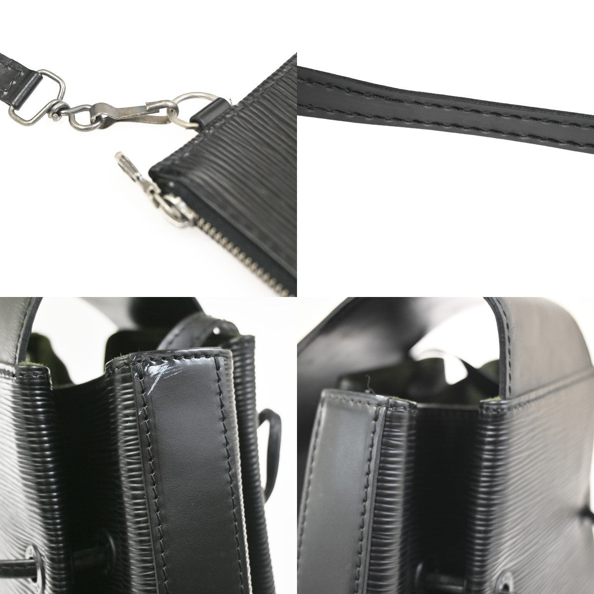 LOUIS VUITTON Sac A Dos Shoulder Bag Epi Leather Black France M80153 34CA829