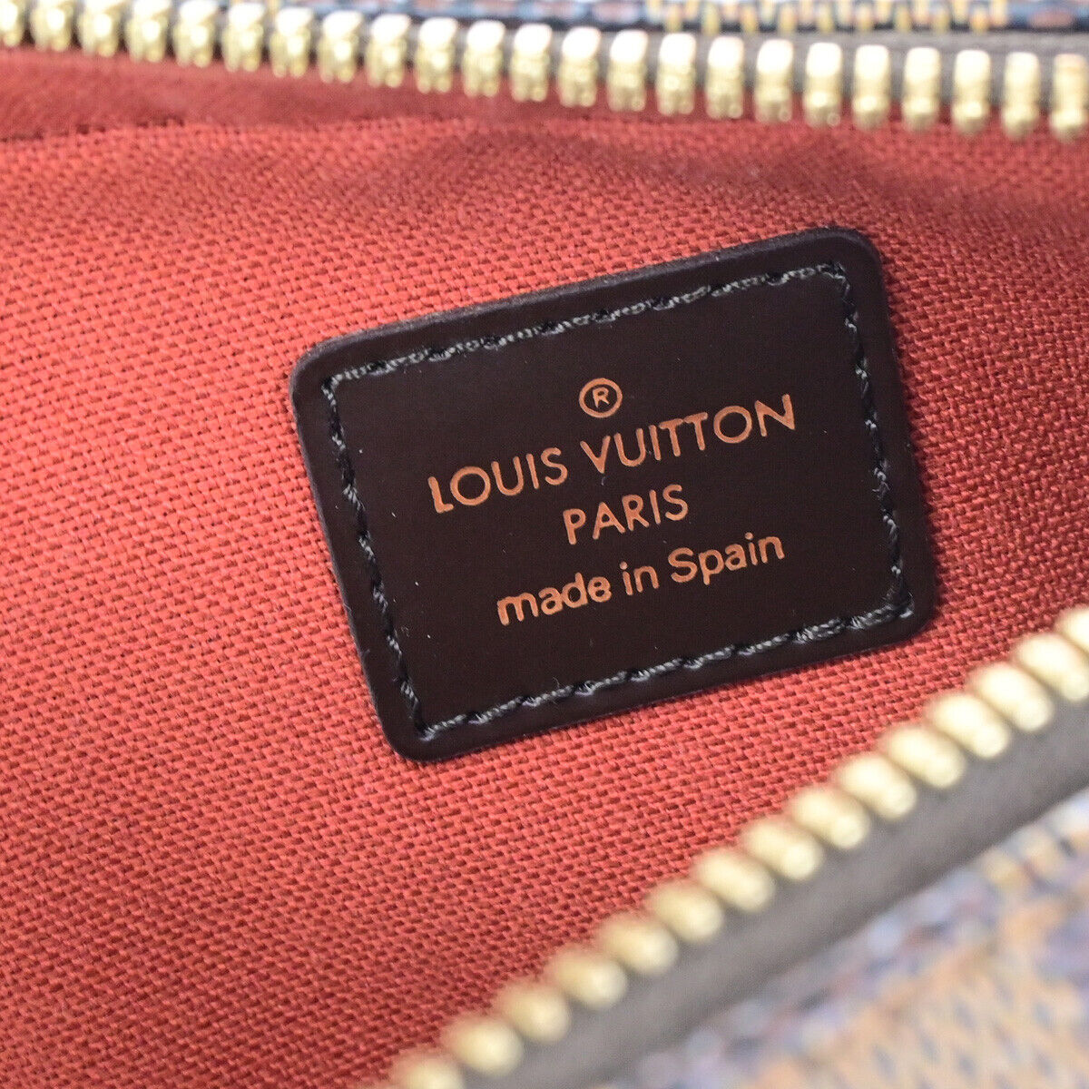 LOUIS VUITTON Geronimos Bum Body Bag Damier Ebene Leather Brown N51994 16YG630