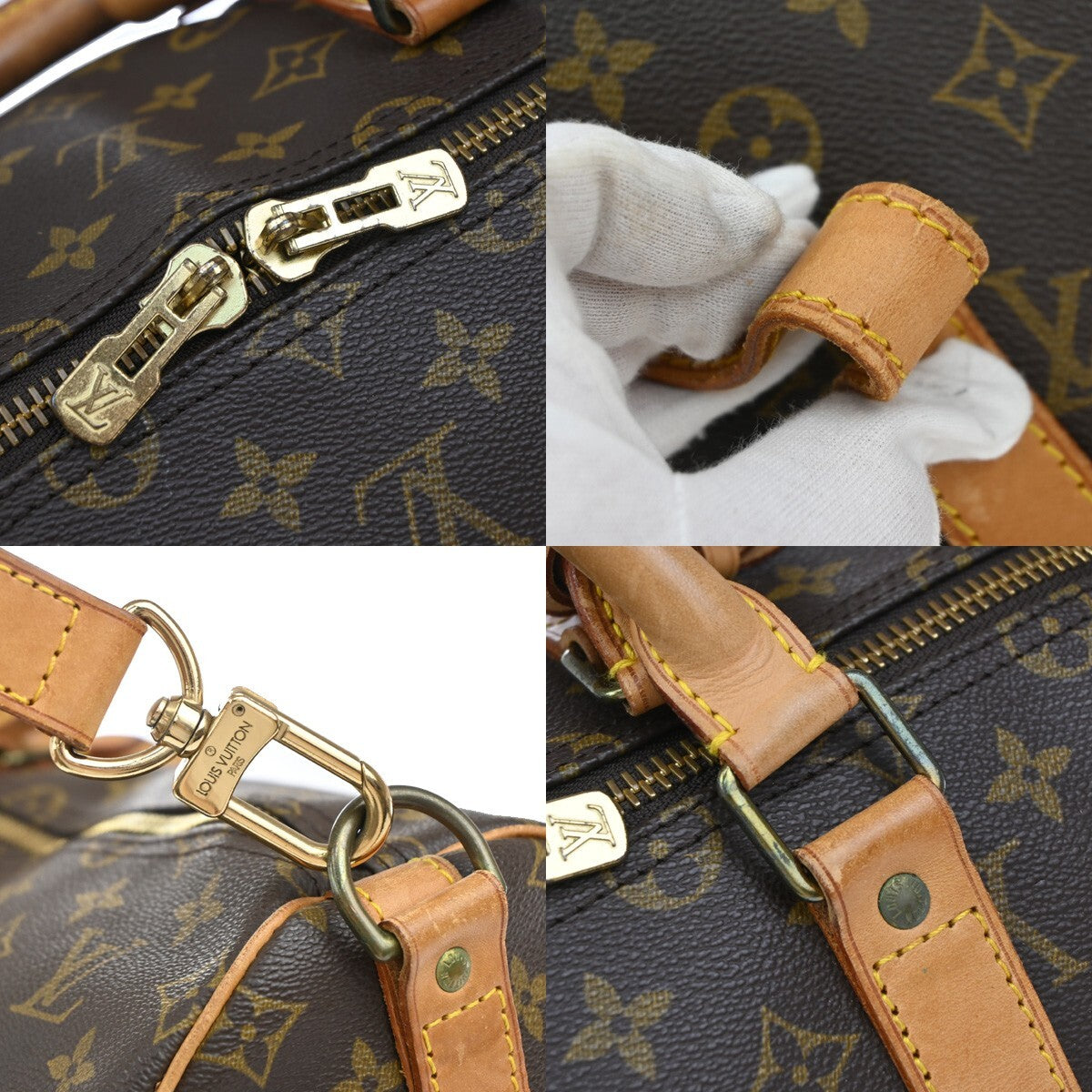 LOUIS VUITTON Keepall Bandouliere 55 2Way Hand Bag Monogram BN M41414 99EE224