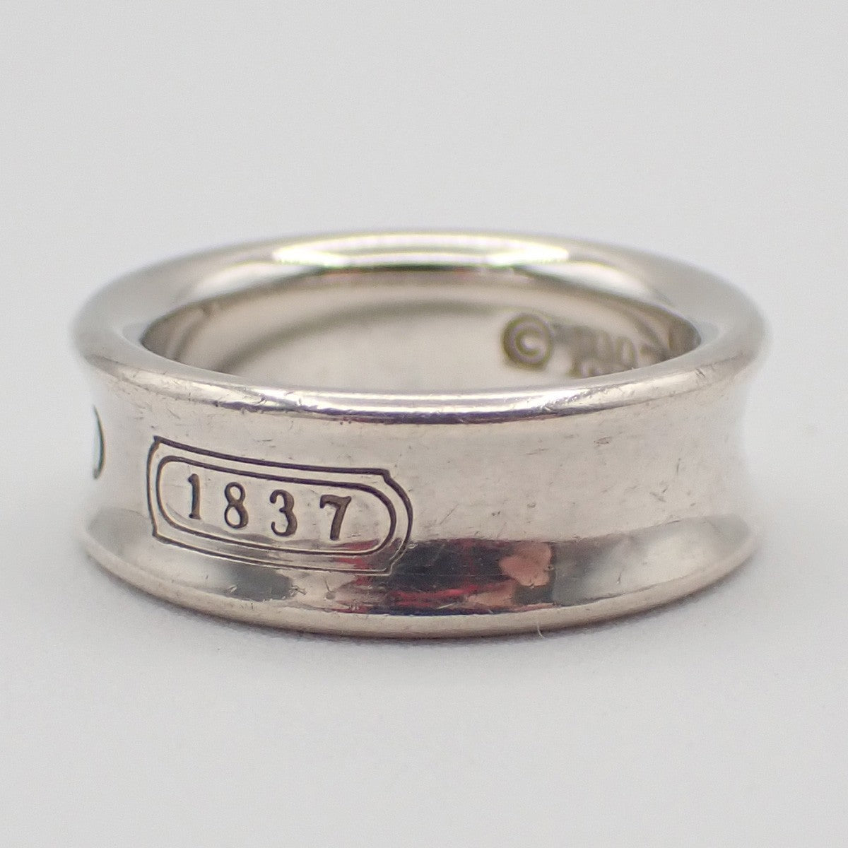 Tiffany & Co. 1837 Narrow Ring Tulip Ring Sterling Silver 925 US 5 JP 9 01KD099