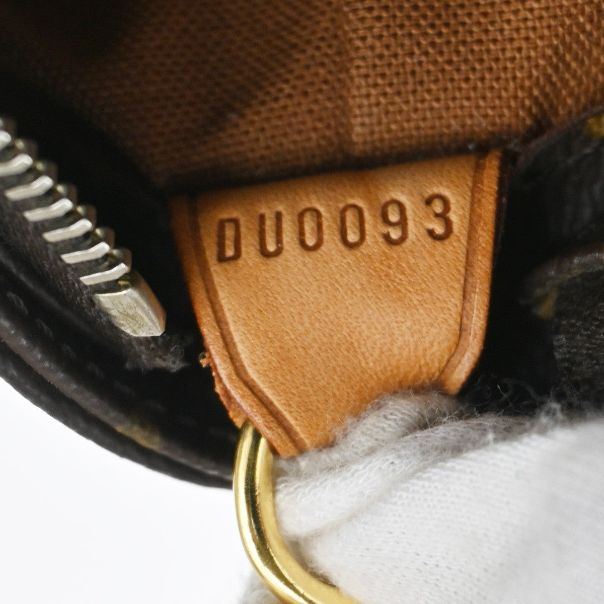 LOUIS VUITTON Cabas Mezzo Shoulder Bag Monogram Leather Brown M51151 83CA098