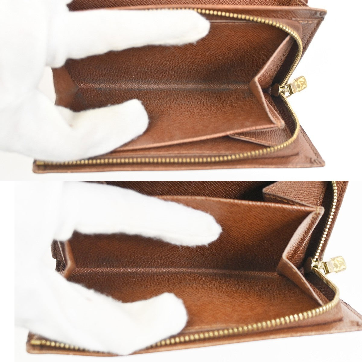 12.Live LOUIS VUITTON Portefeuille Tresor Bifold Wallet Monogram M61736 05KC305