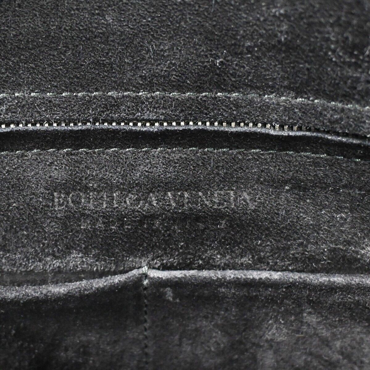 BOTTEGA VENETA Logo Shoulder Tote Bag embossing Leather Black Italy  75SH569