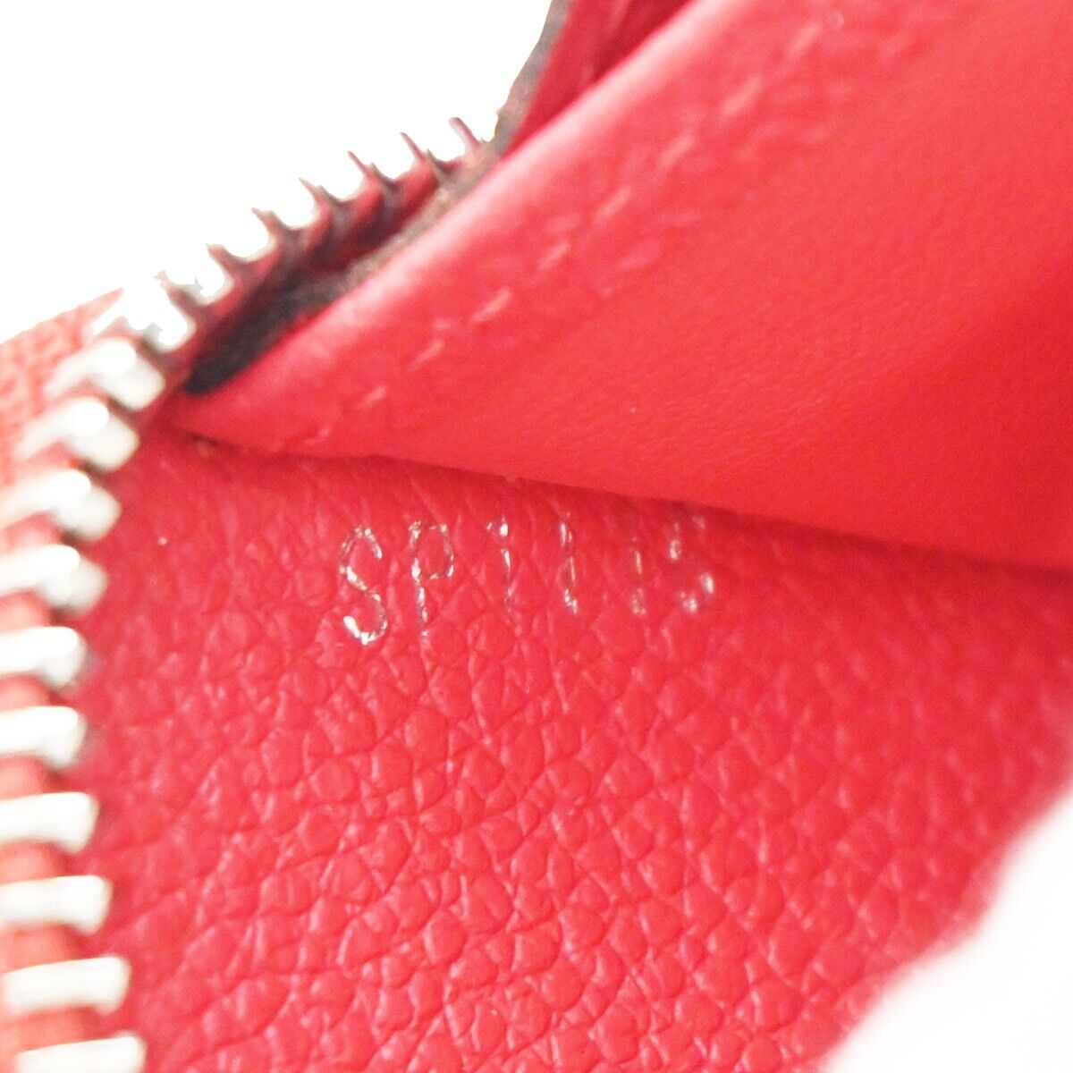 LOUIS VUITTON Long Zippy Wallet Monogram Empreinte Leather Cherry 34RH618