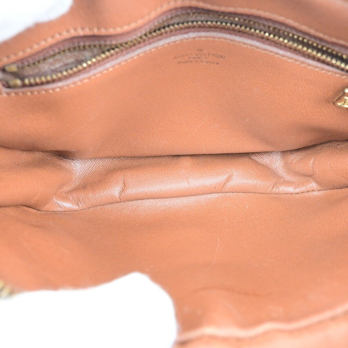 LOUIS VUITTON Jeune Fille PM Shoulder Bag Monogram Leather Brown M51227 61EE025