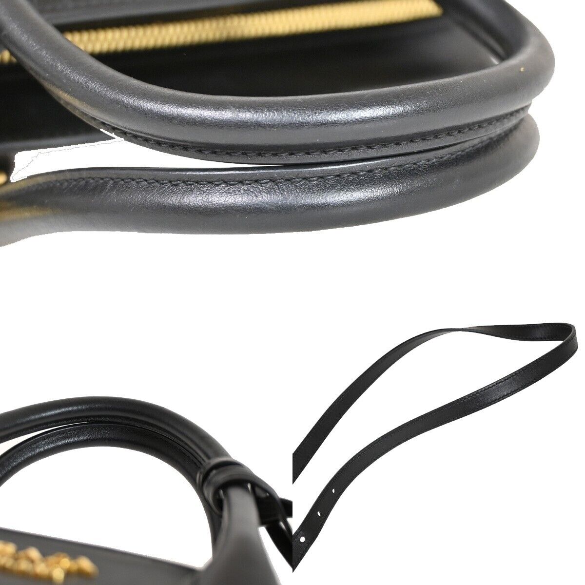 PRADA MILANO Esplanade 2Way Shoulder Hand Bag Saffiano Leather BK BX 52RJ279