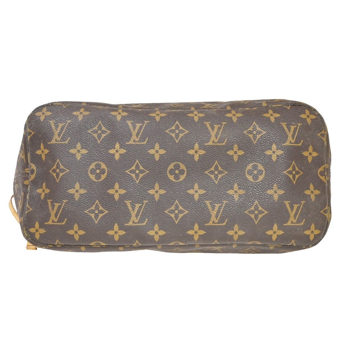 LOUIS VUITTON Neverfull MM Shoulder Tote Bag Monogram Leather BN M40156 99HB690