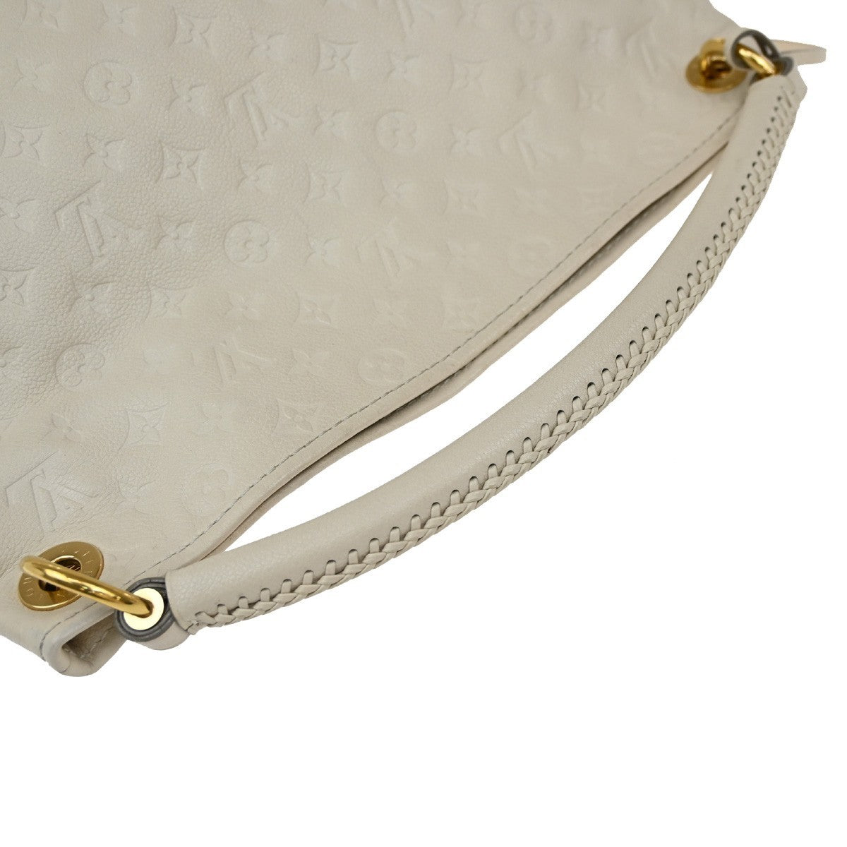 LOUIS VUITTON Artsy MM Shoulder Bag Monogram Empreinte White M93449 689RF733