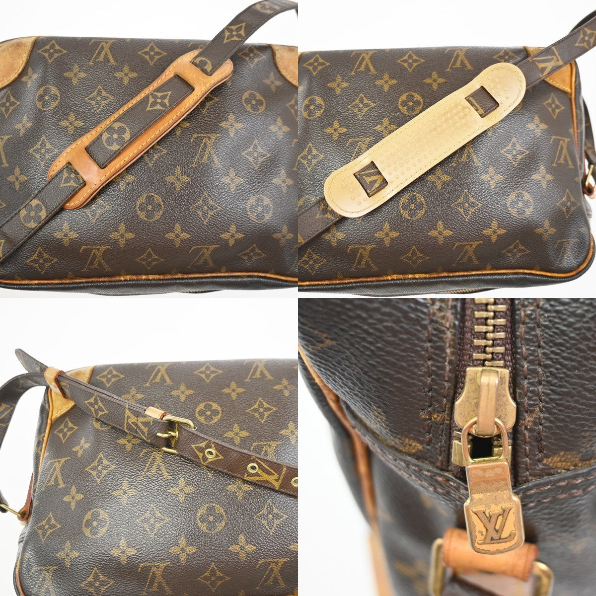LOUIS VUITTON Nile Crossbody Shoulder Bag Monogram Leather Brown M45244 66SA107