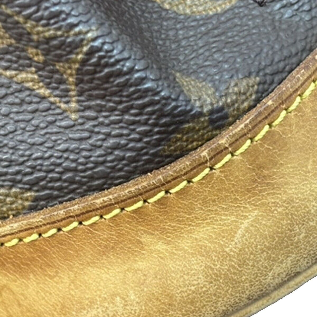 LOUIS VUITTON Montsouris MM Backpack Bag Monogram Leather Brown M51136 11HB861