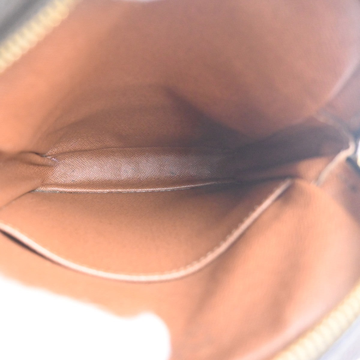 LOUIS VUITTON Danube Shoulder Bag Monogram Leather Brown France M45266 65KC819