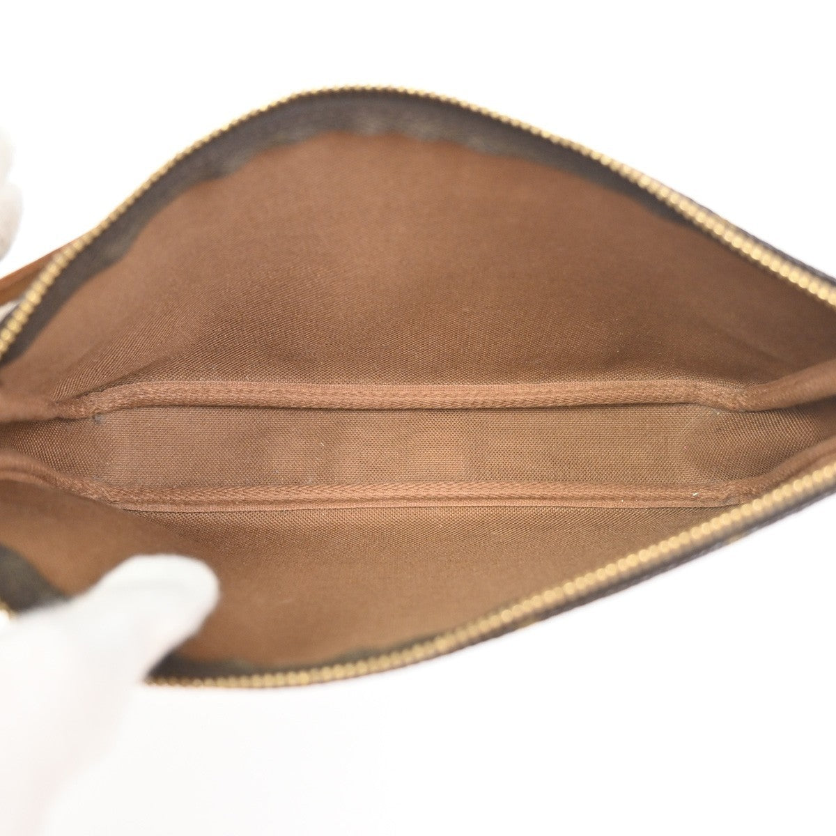 LOUIS VUITTON Pochette Accessoires Hand Bag Monogram Leather BN M51980 18ZA268