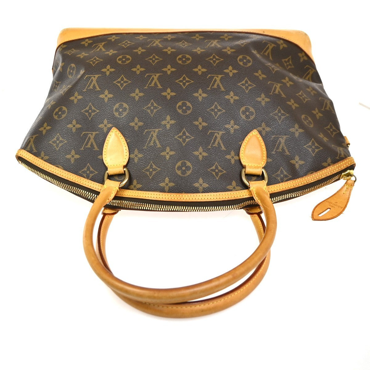 LOUIS VUITTON Lockit Horizontal Shoulder Bag Monogram Leather BN M40104 14CA586