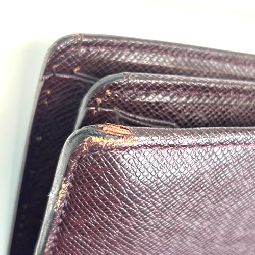 LOUIS VUITTON LV Moskova Briefcase Hand Bag Taiga Leather Purple M30036 67KC395