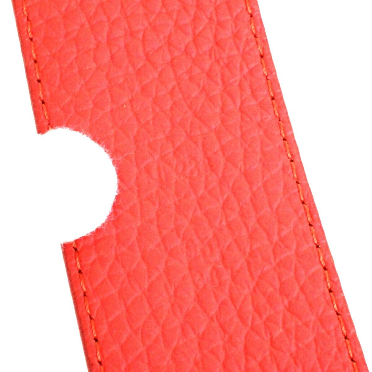 LOUIS VUITTON Ceinture LV Shape Belt  98/38 Taurillon Leather Red MP238 89RL093