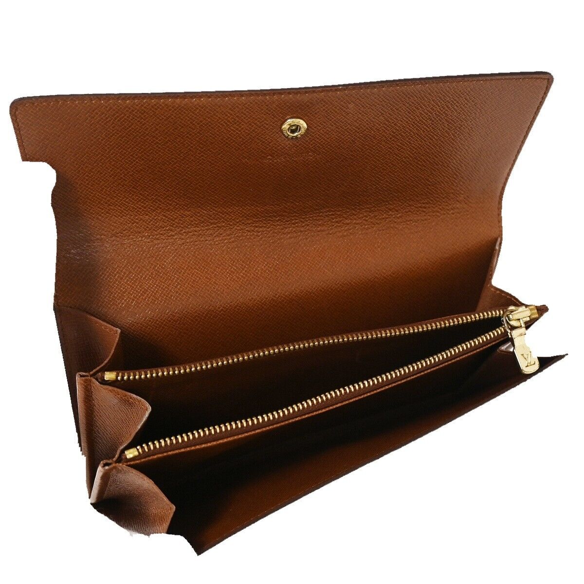 LOUIS VUITTON Porte Monnaie Credit Long Bifold Wallet Monogram M61724 64RJ270