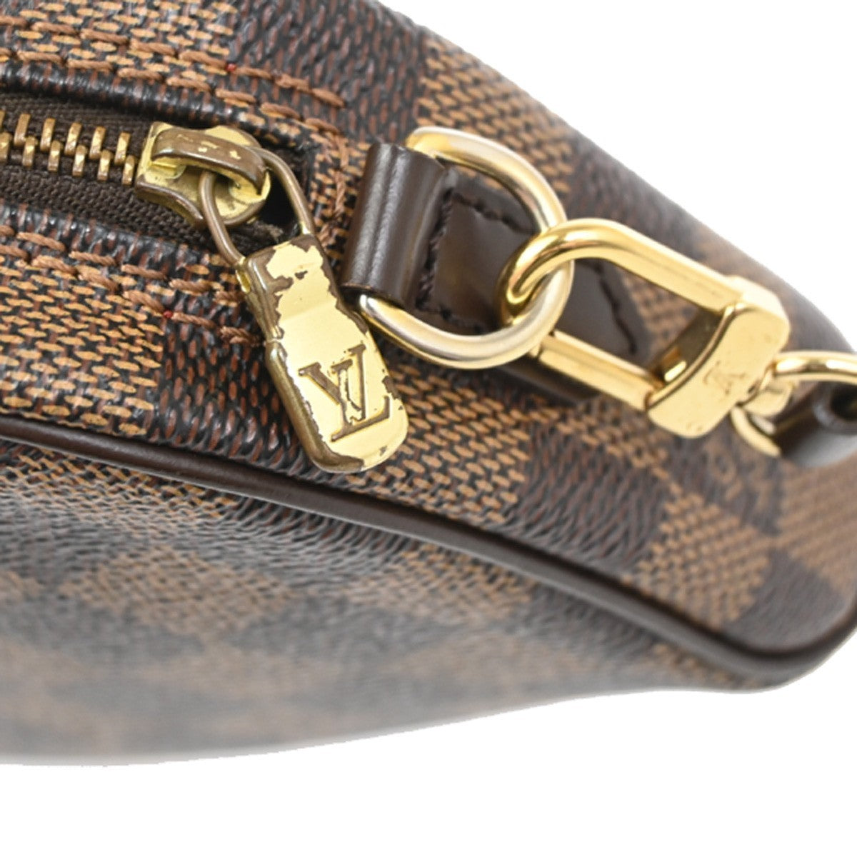 LOUIS VUITTON Pochette Ipanema Mini Shoulder Bag Damier Leather N51296 21YJ184