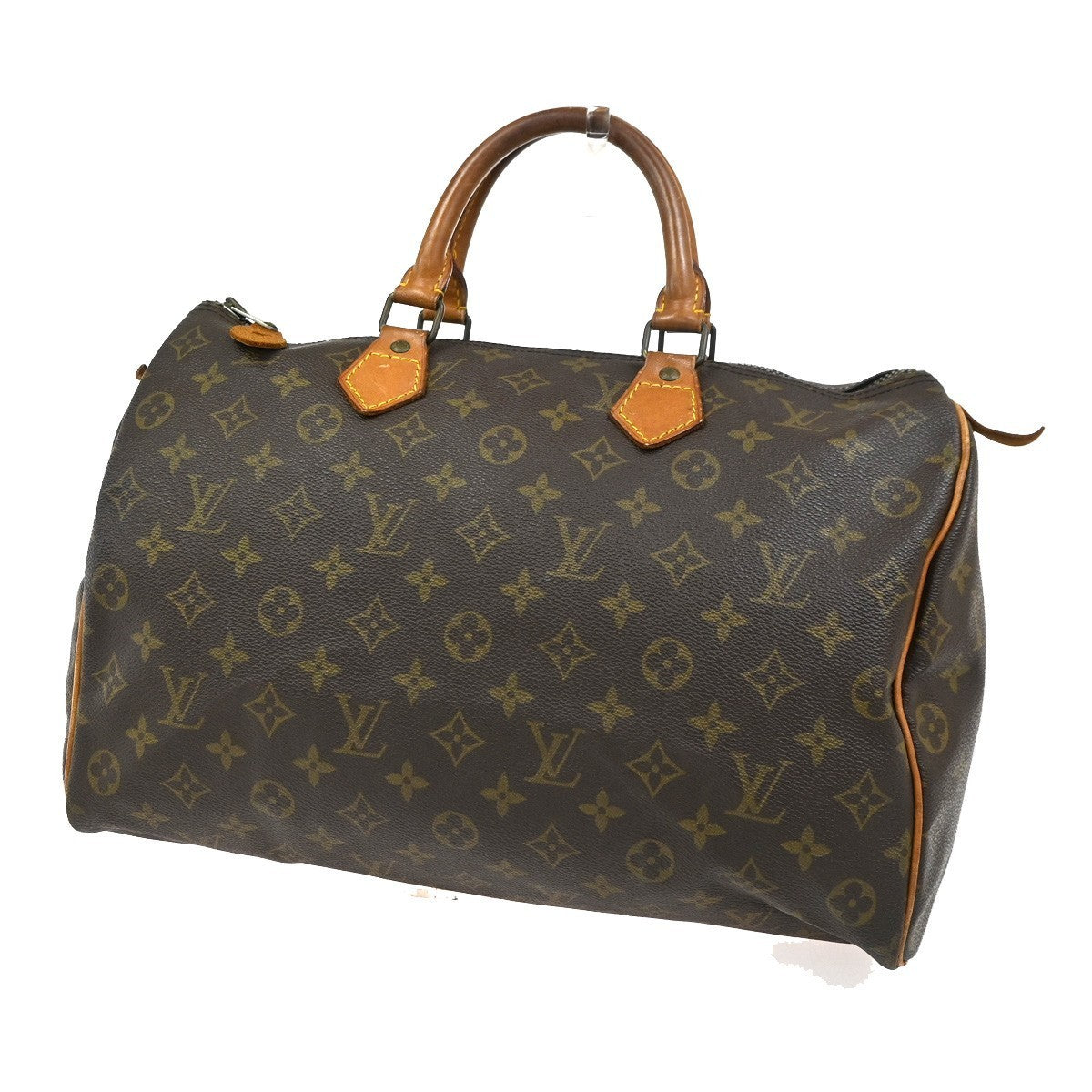 LOUIS VUITTON Speedy 35 Travel Hand Bag Monogram Leather Brown M41524 82SA002