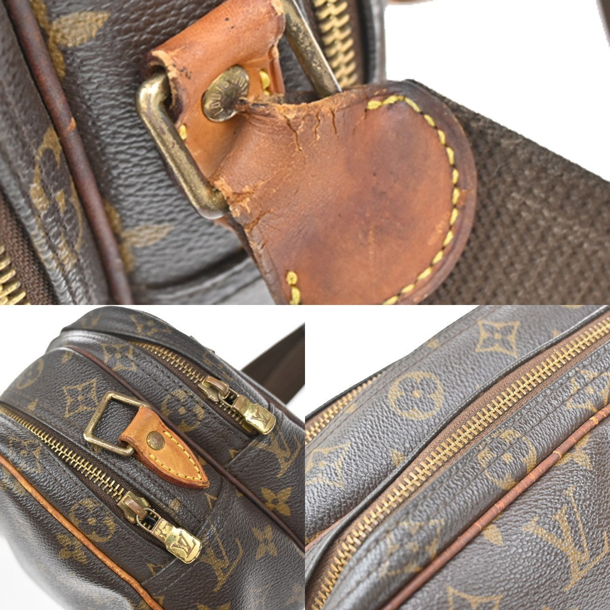 LOUIS VUITTON Reporter PM Crossbody Shoulder Bag Monogram Leather M45254 66KP106