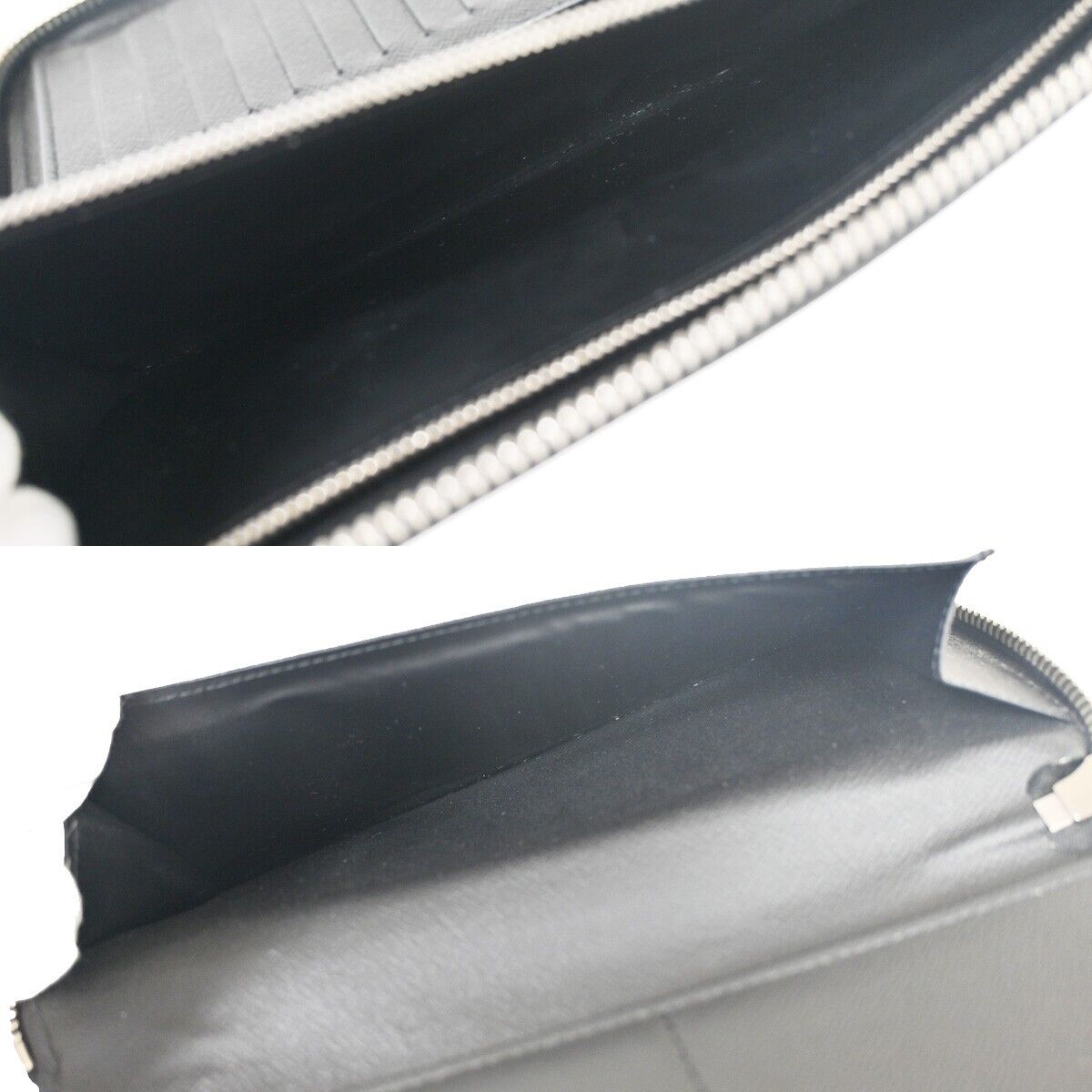LOUIS VUITTON Long Zippy Wallet Vertical Damier Graphite Leather N63095 35GA563