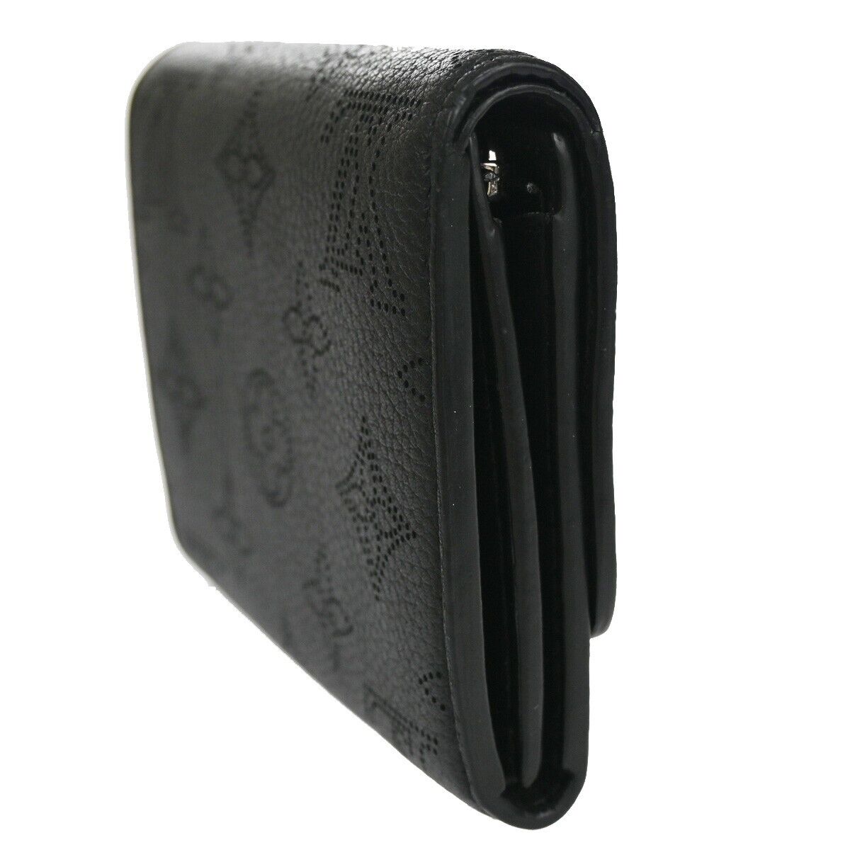 LOUIS VUITTON Iris Compact Bifold Wallet Monogram Mahina Leather M62540 11RC495
