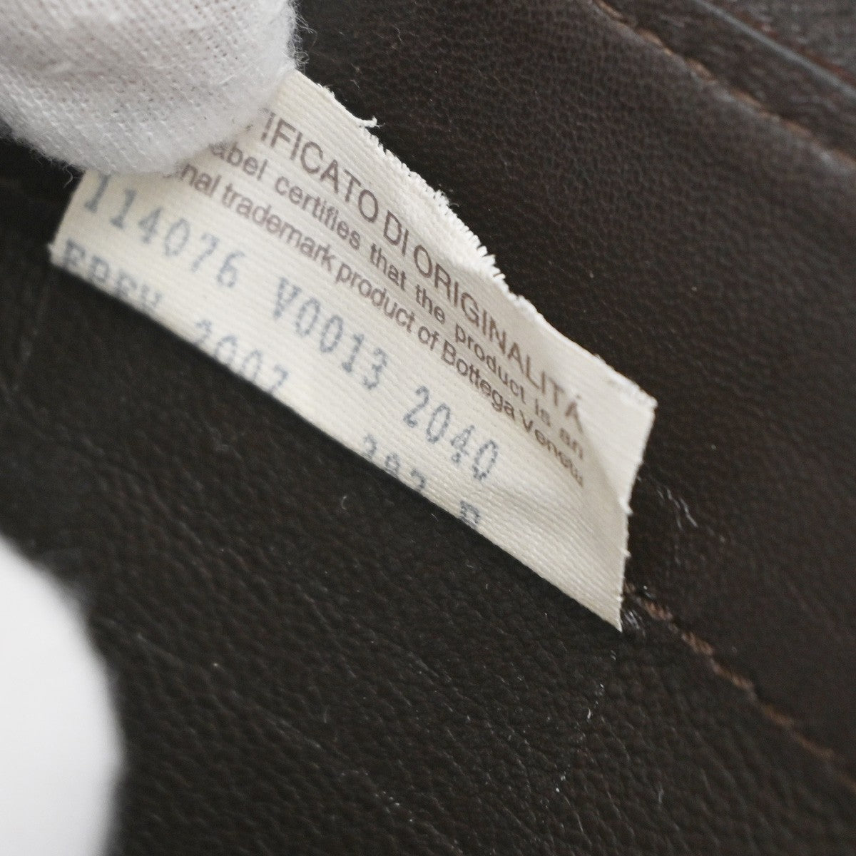 BOTTEGA VENETA Logo Intrecciato Long Zipper Around Wallet Leather Brown 65KP233