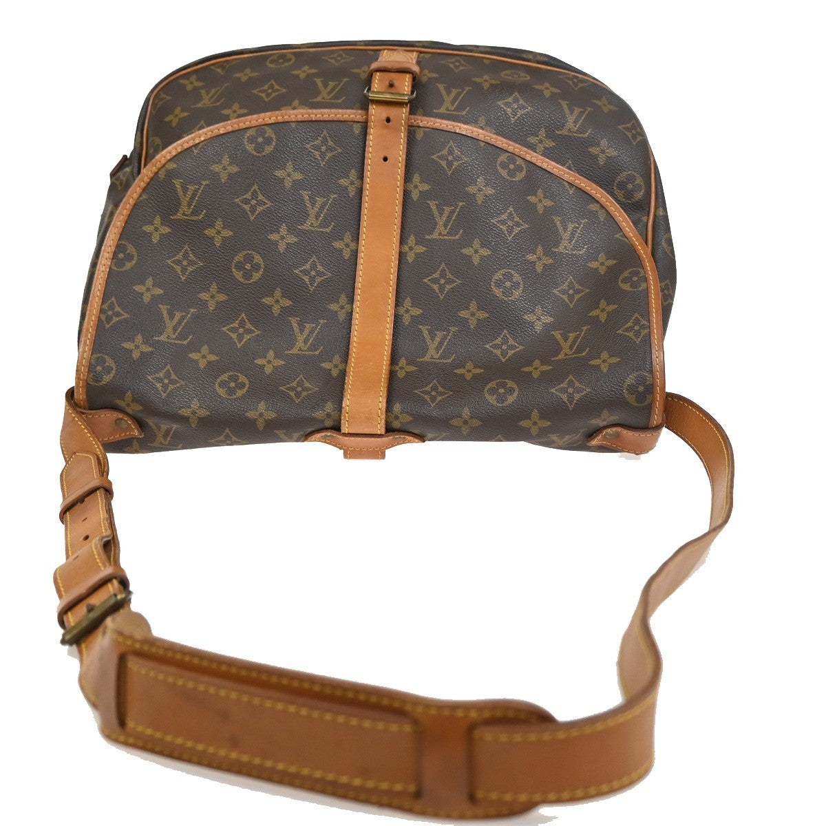 LOUIS VUITTON Saumur 35 Shoulder Bag Monogram Leather BN France M42254 79KC946