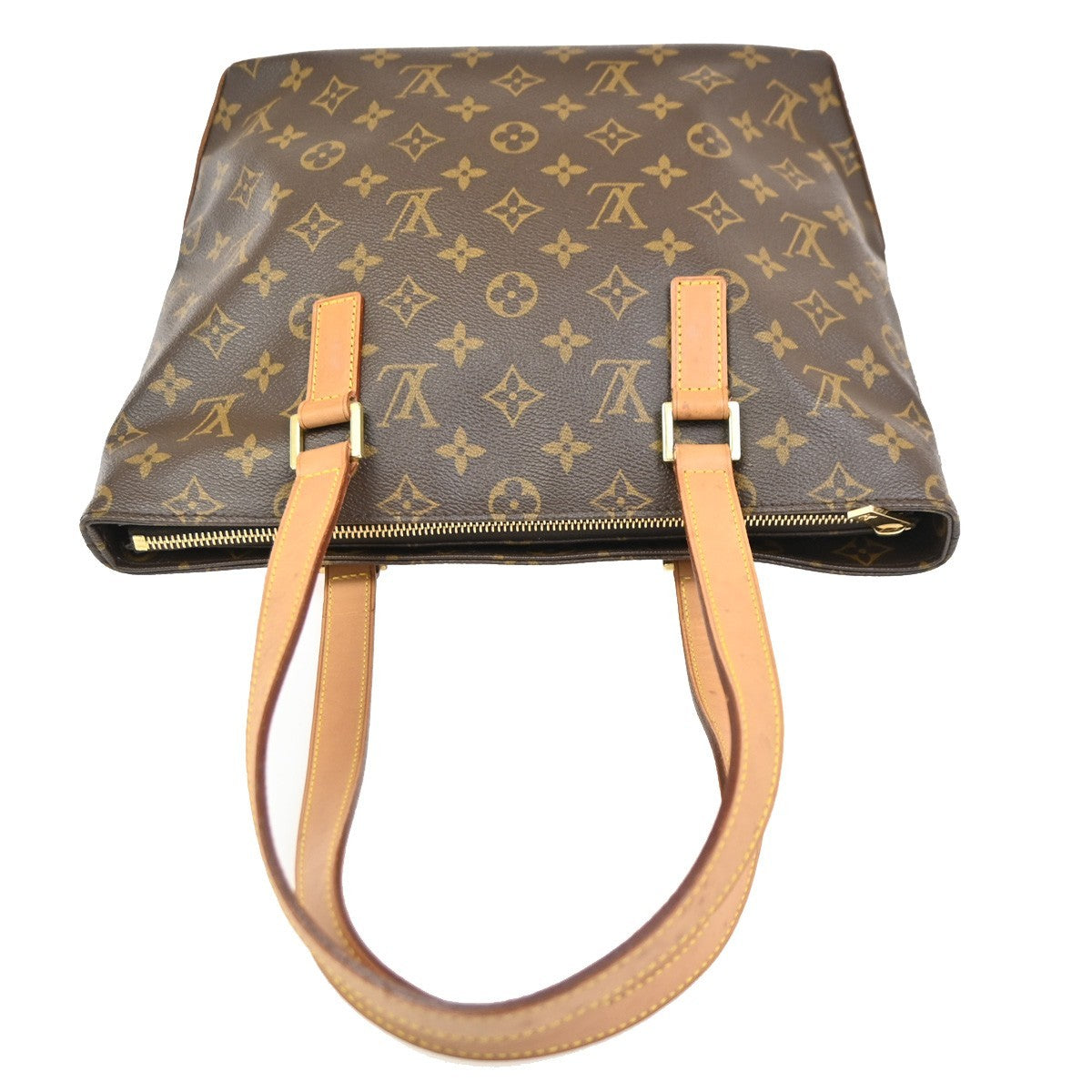 LOUIS VUITTON Cabas Piano Shoulder Bag Monogram Leather Brown M51148 28CA579