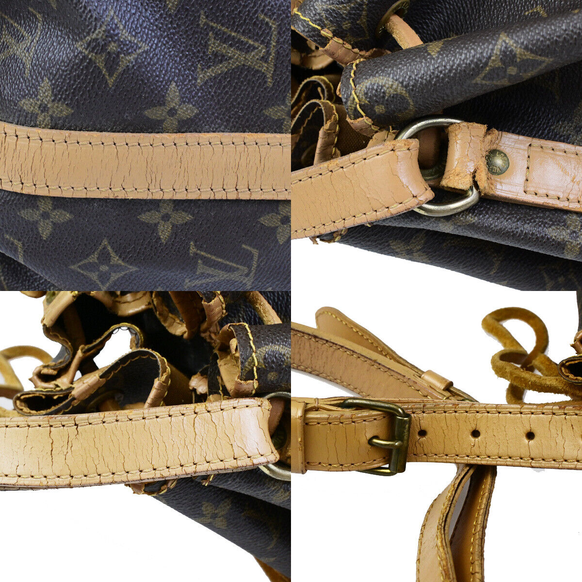 LOUIS VUITTON Noe GM Drawstring Shoulder Bag Monogram Leather BN M42224 08SJ527