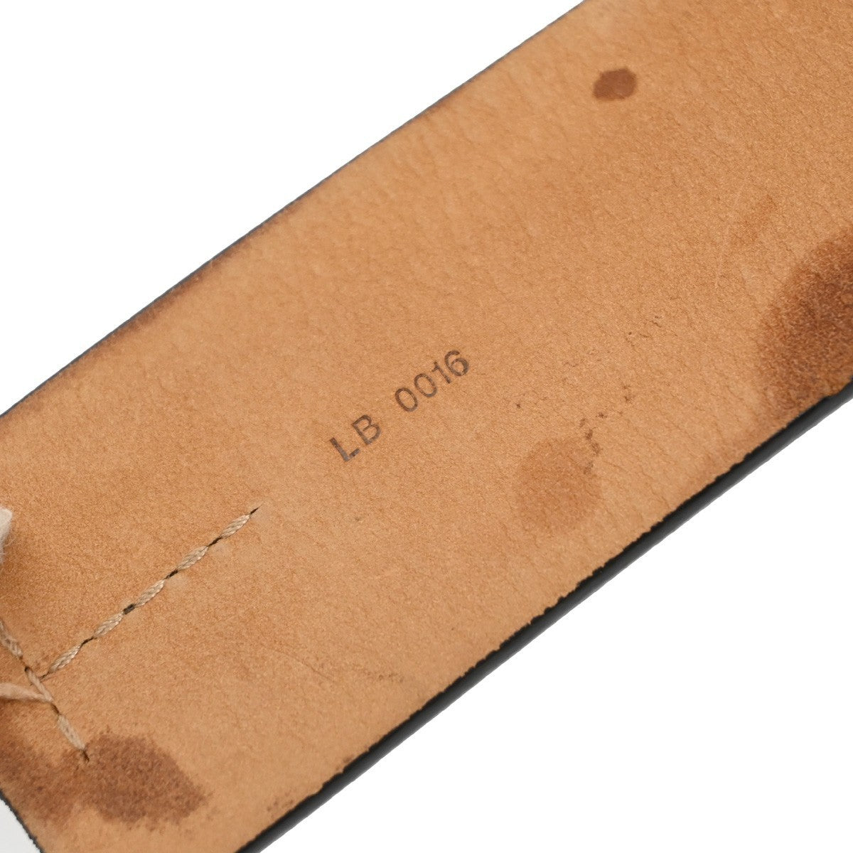 LOUIS VUITTON Logo Ceinture Utah Belt 110/44 Leather Brown GHW M6811W 30KB418