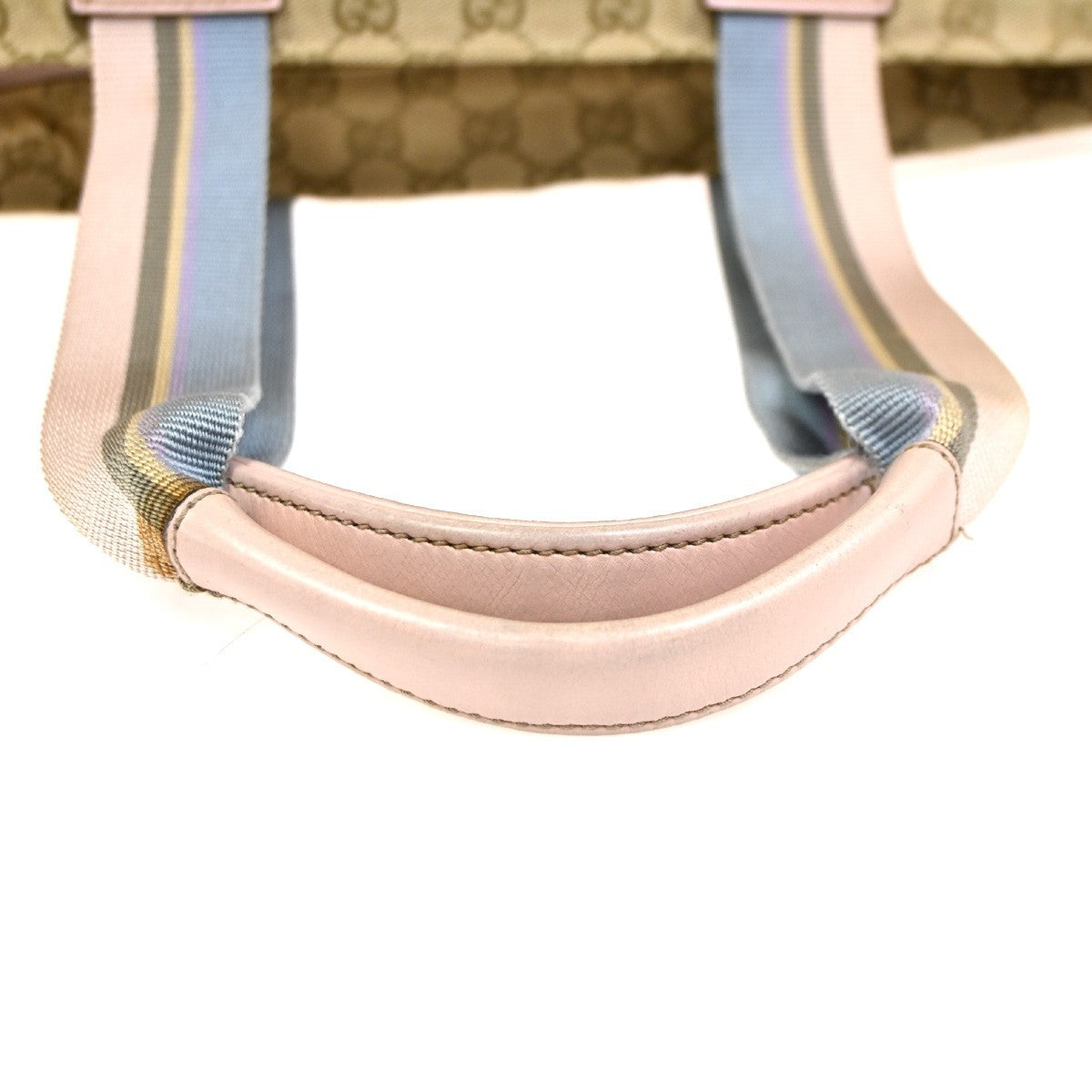 GUCCI Logo Sherry GG Pattern Shoulder Tote Bag Canvas Leather BN Italy 35KC687