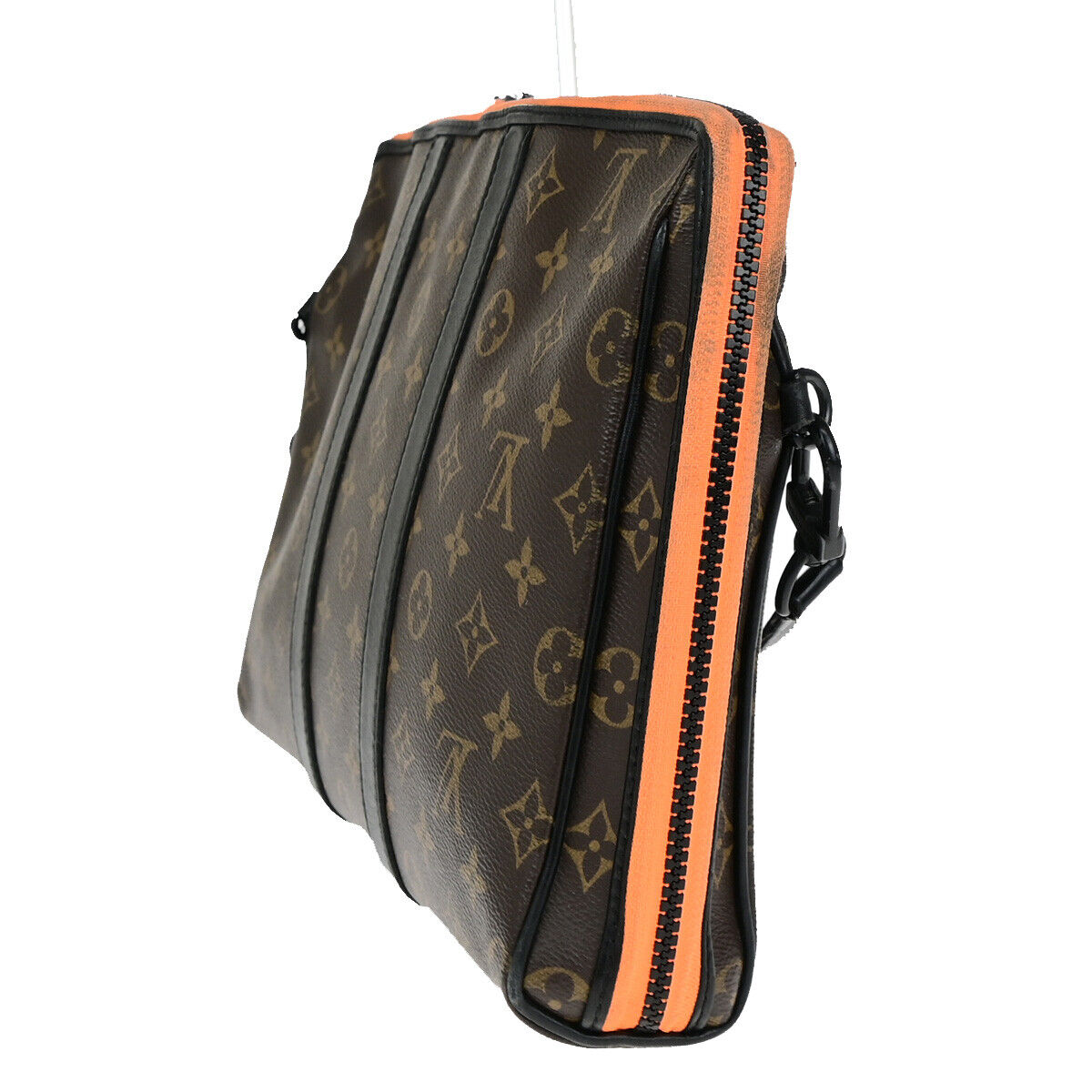 LOUIS VUITTON Keepall Pouch Hand Bag Monogram LV Friends Brown M80130 35YG829