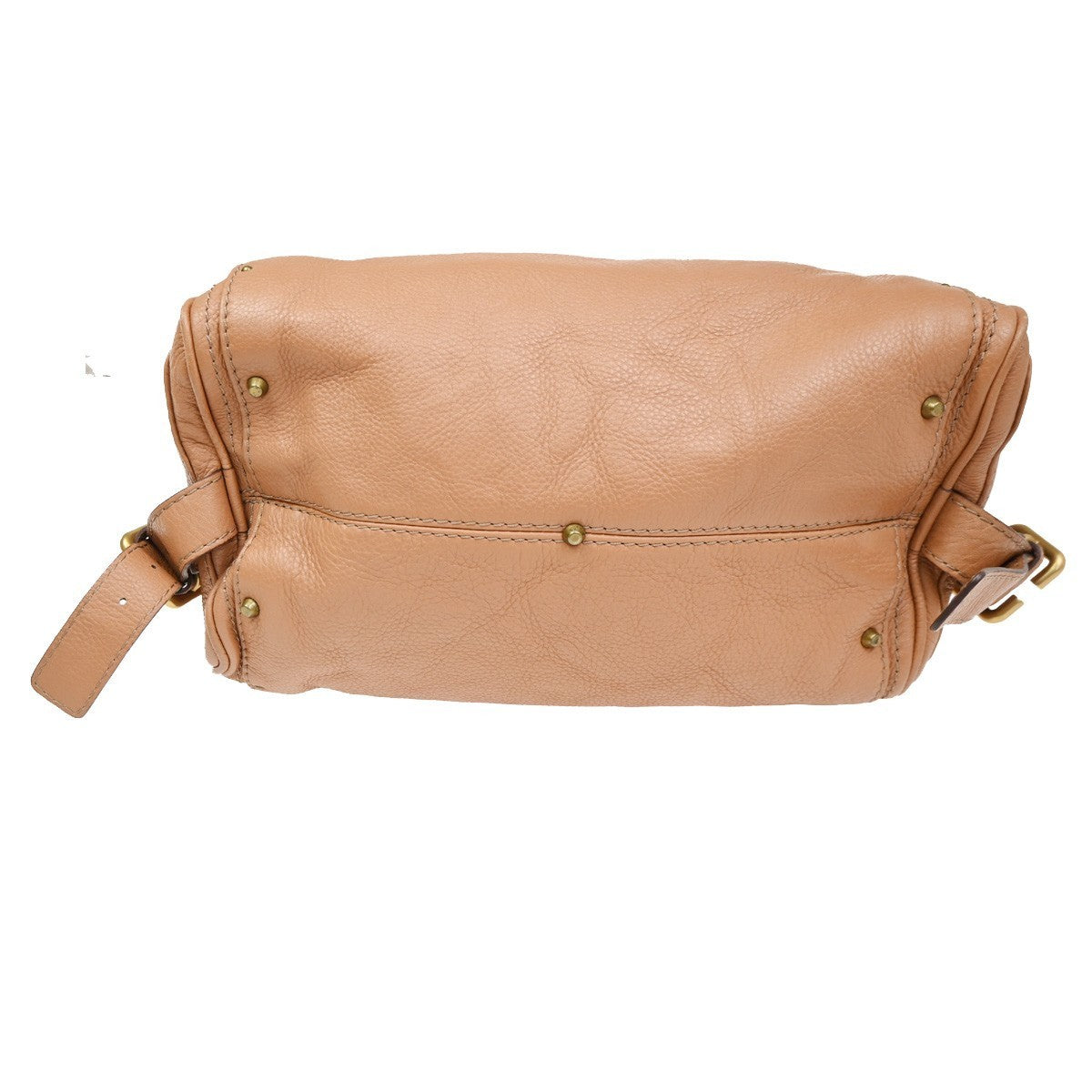 CHLOE Paddington Shoulder Hand Bag Leather Light Brown Italy GHW 59RL834