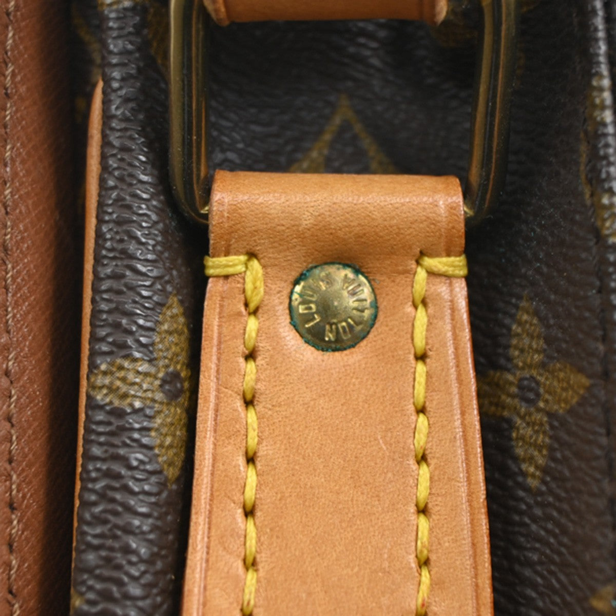 LOUIS VUITTON Cartouchiere GM Shoulder Bag Monogram Leather Brown M51252 82CA079