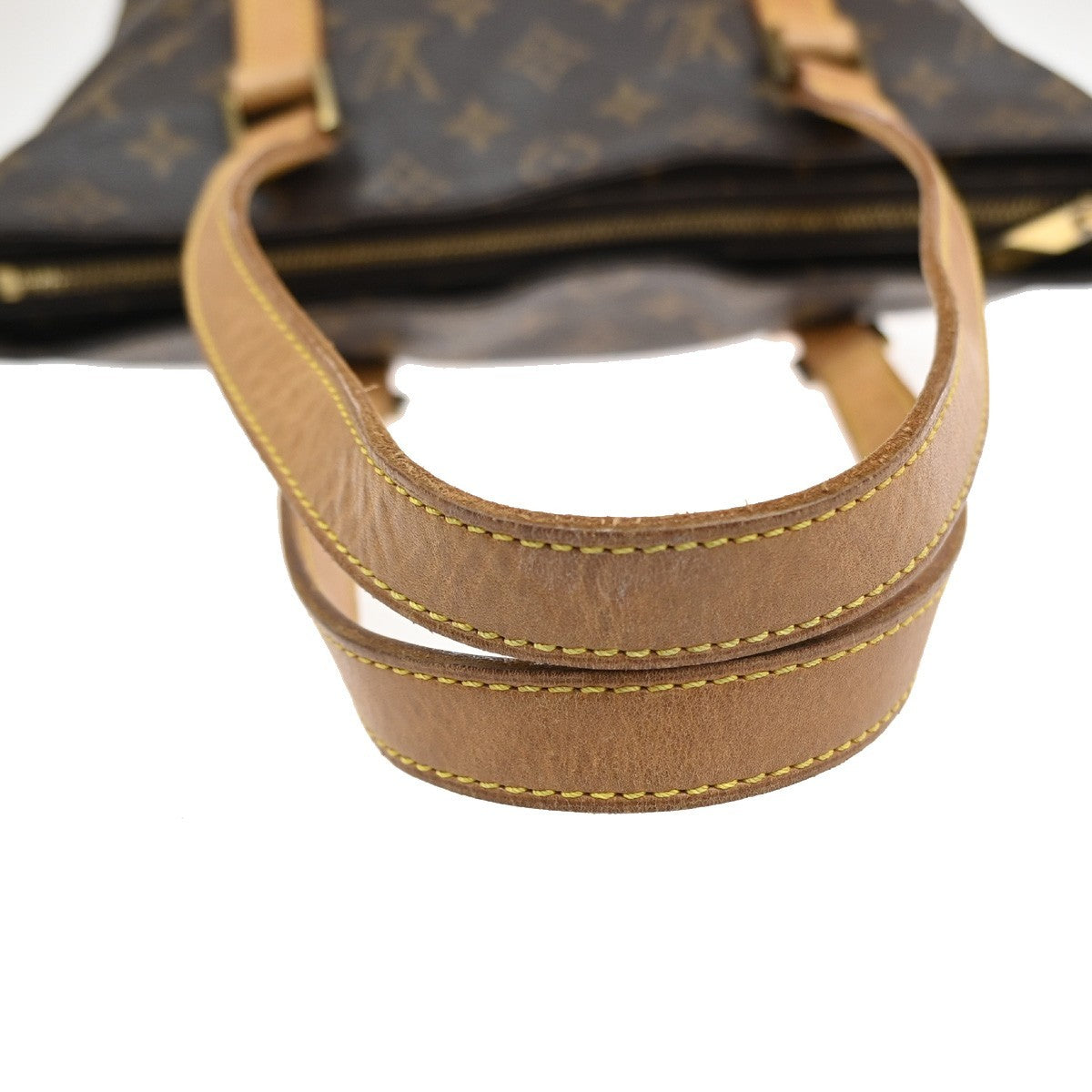 LOUIS VUITTON Cabas Piano Shoulder Bag Monogram Leather Brown M51148 78YJ151