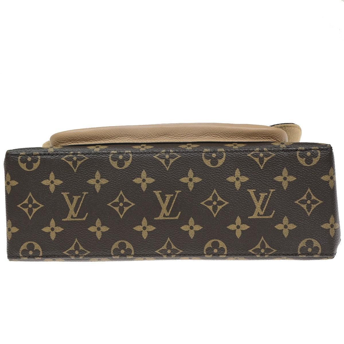 LOUIS VUITTON Logo Marignan Shoulder Bag Monogram Leather Brown M44259 600RQ083
