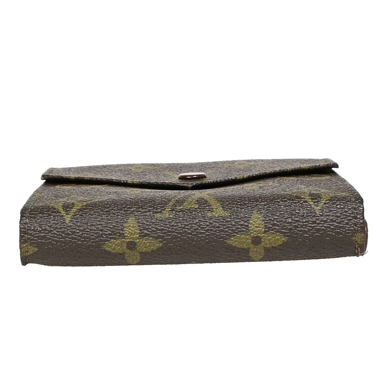 LOUIS VUITTON Porte Monnaie Billet Wallet Monogram Leather Brown M61660 09EB529