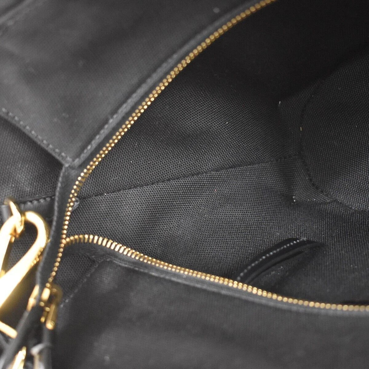 53.Live PRADA Midollino Wicker 2Way Shoulder Hand Bag Canvas Leather BK 631RH131