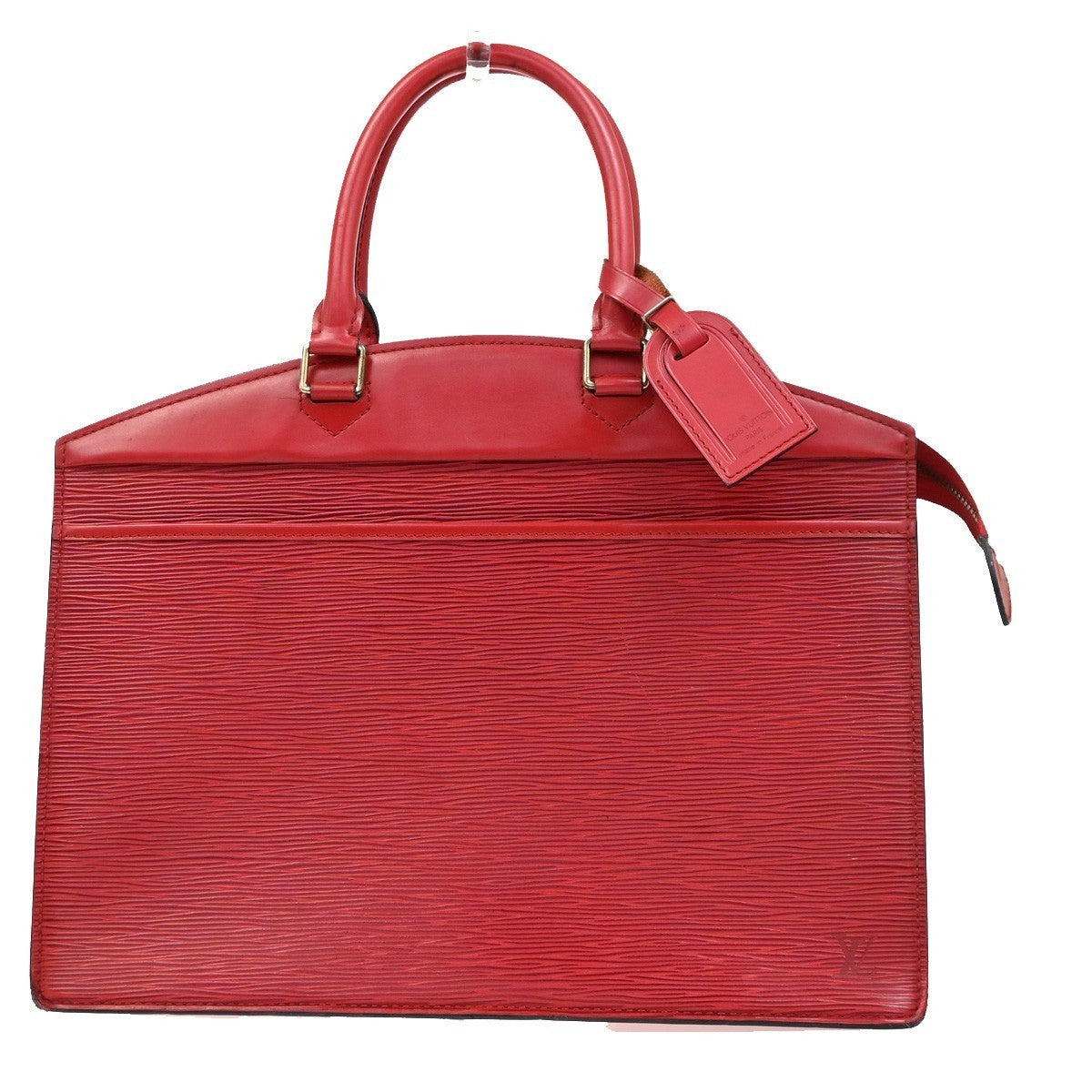 LOUIS VUITTON LV Logo Riviera Hand Bag Epi Leather Red France M48187 67KP503