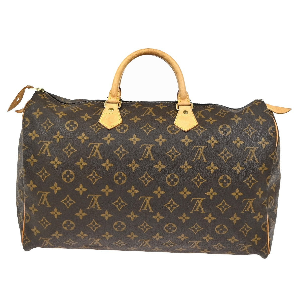 LOUIS VUITTON Speedy 40 Travel Hand Bag Monogram Leather Brown M41522 99YJ003