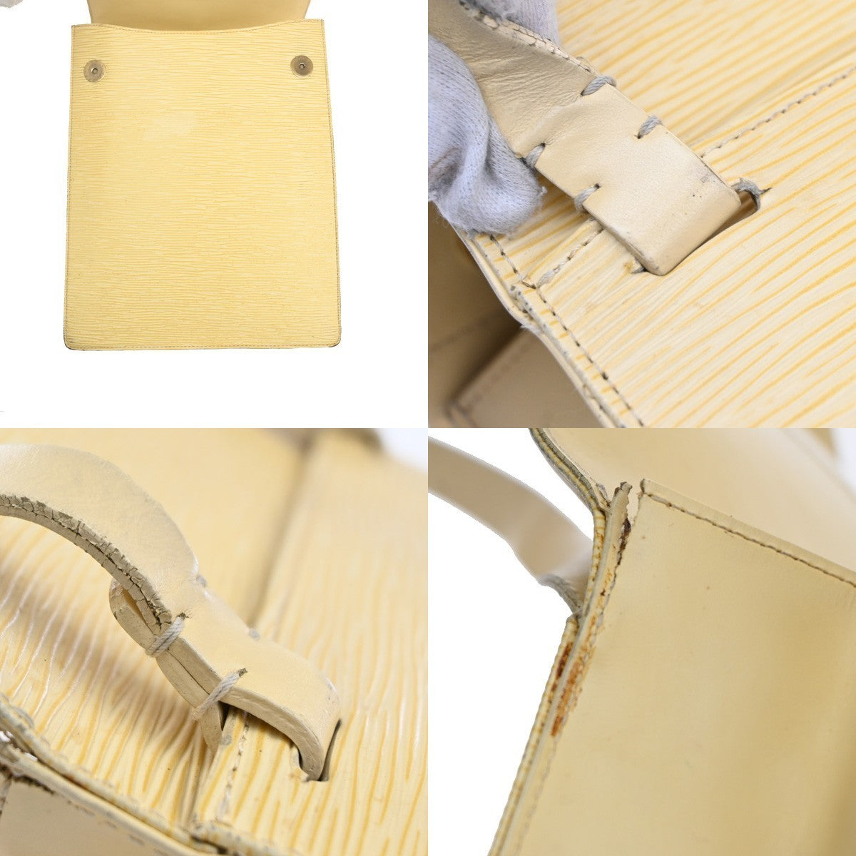 LOUIS VUITTON Ramatuelle Flap Shoulder Bag Epi Leather Vanilla M5247A 04MA081