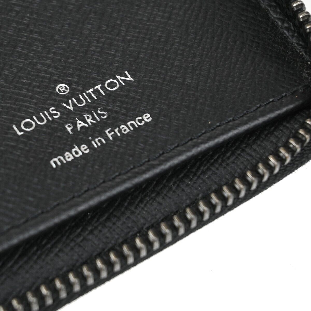 LOUIS VUITTON Zippy Wallet Vertical Monogram Eclipse Leather BK M62295 89EA984